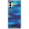 Ocean Blue Brush Stroke by Etta Vee Galaxy A16 5G Clear Case