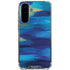 Ocean Blue Brush Stroke by Etta Vee Galaxy A36 5G Clear Case