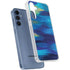 Ocean Blue Brush Stroke by Etta Vee Galaxy A55 5G Clear Case