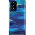 Ocean Blue Brush Stroke by Etta Vee Galaxy Cases