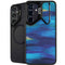 Ocean Blue Brush Stroke by Etta Vee Galaxy S25 Kickstand Case