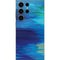 Ocean Blue Brush Stroke by Etta Vee Galaxy S25 Ultra Skin