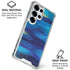 Ocean Blue Brush Stroke by Etta Vee Galaxy S25 Ultra Clear Case