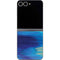 Ocean Blue Brush Stroke by Etta Vee Galaxy Z Flip6 Skin