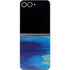 Ocean Blue Brush Stroke by Etta Vee Galaxy Z Flip6 Skin