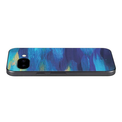 Ocean Blue Brush Stroke by Etta Vee Google Pixel 9a Skin