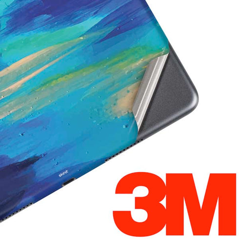 Ocean Blue Brush Stroke by Etta Vee iPad Skins