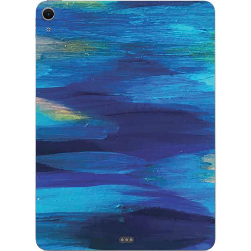 Ocean Blue Brush Stroke by Etta Vee Apple iPad Air Skin