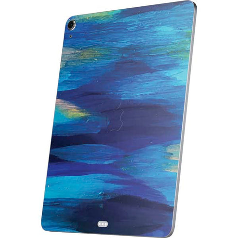 Ocean Blue Brush Stroke by Etta Vee Apple iPad Air Skin