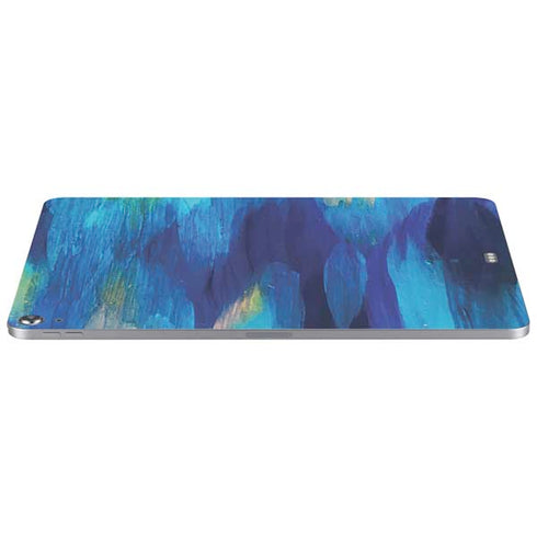 Ocean Blue Brush Stroke by Etta Vee Apple iPad Air Skin