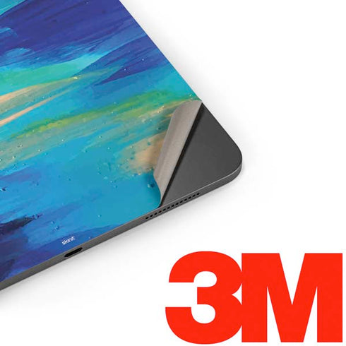 Ocean Blue Brush Stroke by Etta Vee Apple iPad Pro Skin