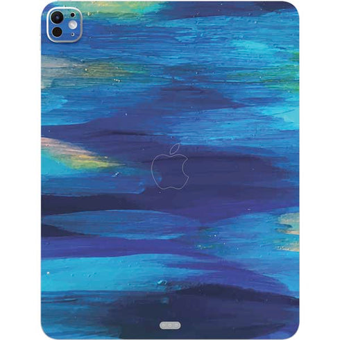 Ocean Blue Brush Stroke by Etta Vee iPad Pro 13in M4 (2024) Skin