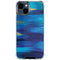 Ocean Blue Brush Stroke by Etta Vee iPhone 15 Clear Case