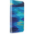 Ocean Blue Brush Stroke by Etta Vee iPhone 15 Folio Case