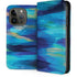 Ocean Blue Brush Stroke by Etta Vee iPhone 15 Pro Folio Case