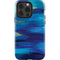 Ocean Blue Brush Stroke by Etta Vee iPhone 15 Pro Impact Case