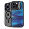 Ocean Blue Brush Stroke by Etta Vee iPhone 15 Pro Max Kickstand Case
