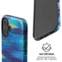 Ocean Blue Brush Stroke by Etta Vee iPhone 16 Magsafe Impact Case