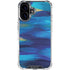 Ocean Blue Brush Stroke by Etta Vee iPhone 16 Plus Clear Case