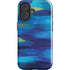 Ocean Blue Brush Stroke by Etta Vee iPhone 16 Plus Impact Case