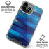 Ocean Blue Brush Stroke by Etta Vee iPhone 16 Pro Clear Case
