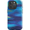 Ocean Blue Brush Stroke by Etta Vee iPhone 16 Pro Impact Case
