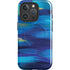 Ocean Blue Brush Stroke by Etta Vee iPhone 16 Pro Magsafe Impact Case
