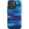 Ocean Blue Brush Stroke by Etta Vee iPhone 16 Pro Max Magsafe Impact Case