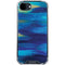 Ocean Blue Brush Stroke by Etta Vee iPhone 16e Clear Case