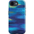 Ocean Blue Brush Stroke by Etta Vee iPhone 16e Impact Case