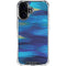 Ocean Blue Brush Stroke by Etta Vee iPhone 17 Clear Case