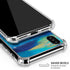 Ocean Blue Brush Stroke by Etta Vee iPhone X/XS Clear Case