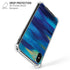 Ocean Blue Brush Stroke by Etta Vee iPhone X/XS Clear Case
