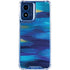 Ocean Blue Brush Stroke by Etta Vee Moto G Play 4G (2024) Clear Case