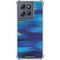 Ocean Blue Brush Stroke by Etta Vee Moto G Stylus 5G (2025) Clear Case