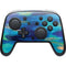 Ocean Blue Brush Stroke by Etta Vee Nintendo Switch 2 (2025) Pro Controller Skin