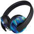 Ocean Blue Brush Stroke by Etta Vee PlayStation 4 Gold Wireless Headset Skin