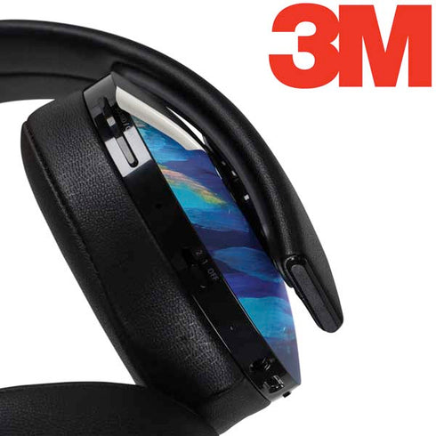 Ocean Blue Brush Stroke by Etta Vee PlayStation 4 Gold Wireless Headset Skin