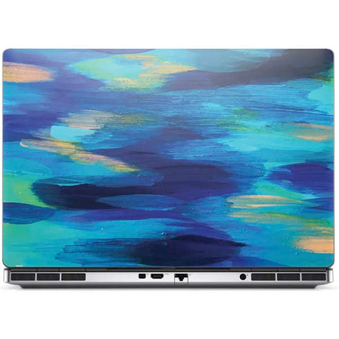 Ocean Blue Brush Stroke by Etta Vee Dell Precision Skin