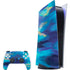 Ocean Blue Brush Stroke by Etta Vee PlayStation PS5 Skins
