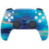 Ocean Blue Brush Stroke by Etta Vee PlayStation PS5 Skins