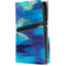 Ocean Blue Brush Stroke by Etta Vee PS5 Pro Disk Console Skin