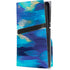 Ocean Blue Brush Stroke by Etta Vee PS5 Pro Disk Console Skin