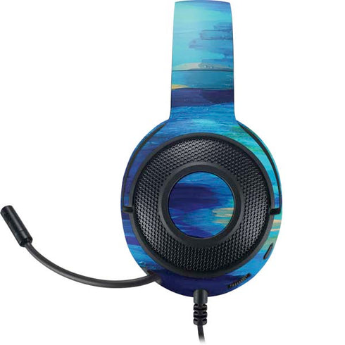 Ocean Blue Brush Stroke by Etta Vee Razer Kraken X Skin
