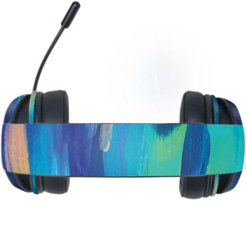 Ocean Blue Brush Stroke by Etta Vee Razer Kraken X Skin