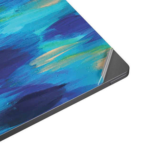 Ocean Blue Brush Stroke by Etta Vee Surface Laptop 7 13.8in Skin