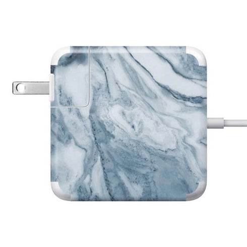 Ocean Blue Marble 85W Power Adapter (15 and 17 inch MacBook Pro Charger) Skin
