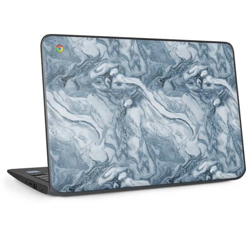 Ocean Blue Marble HP Chromebook Skin