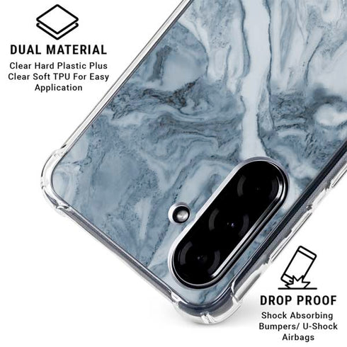 Ocean Blue Marble Galaxy A36 5G Clear Case
