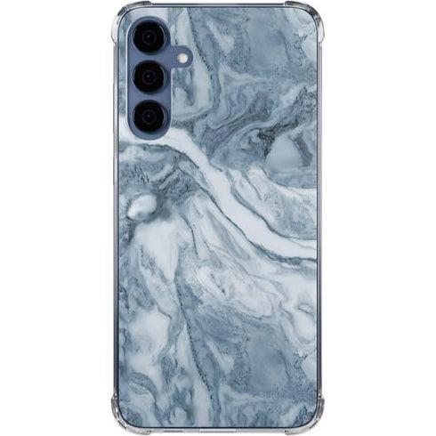 Ocean Blue Marble Galaxy A55 5G Clear Case